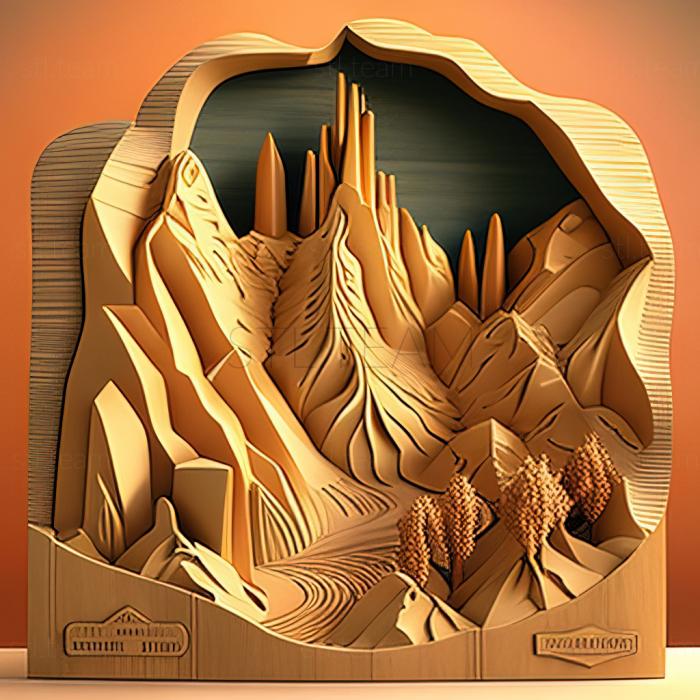 3D модель Меридиан Айдахо (STL)